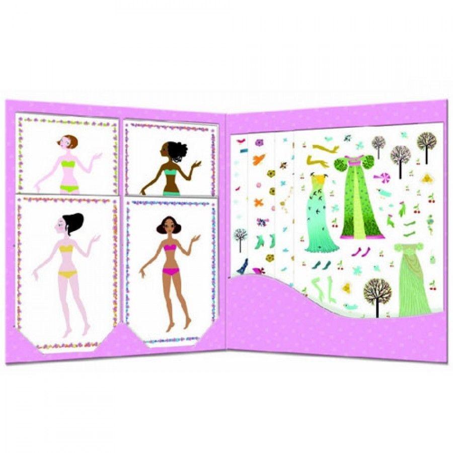 Djeco | Stickers & Poppetjes van papier