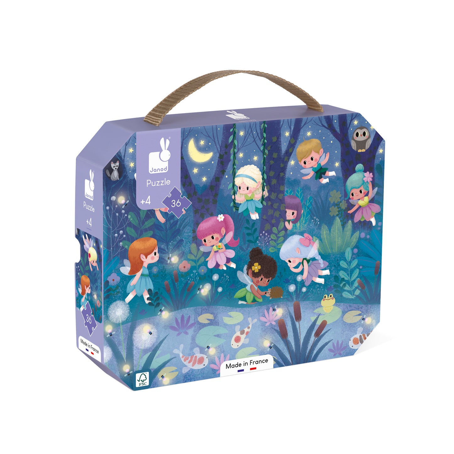 Janod puzzel | Elfjes en waterlelies