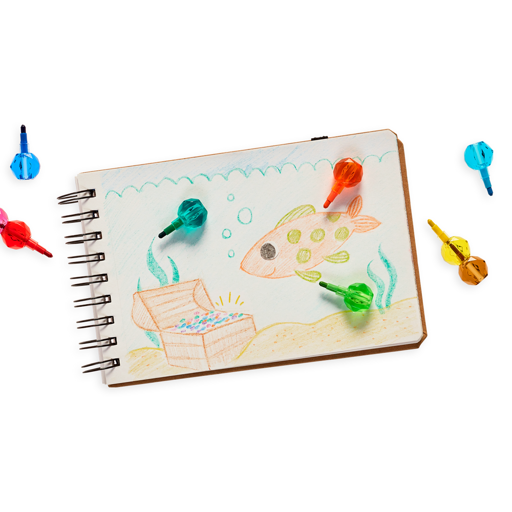 Ooly - Charm To Charm Stacking Crayons (24 per display)
