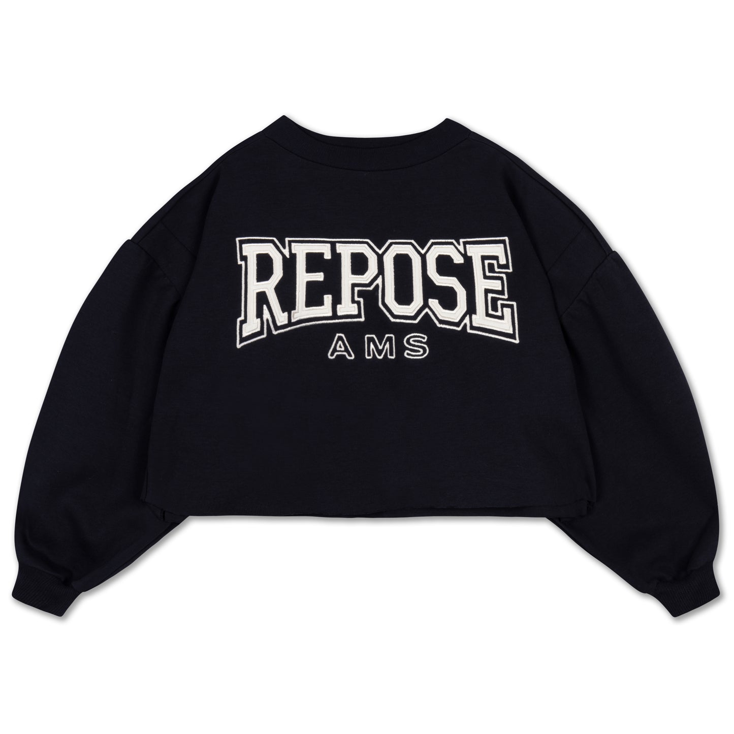 Repose AMS | Crop Heart sweater | Graphite night