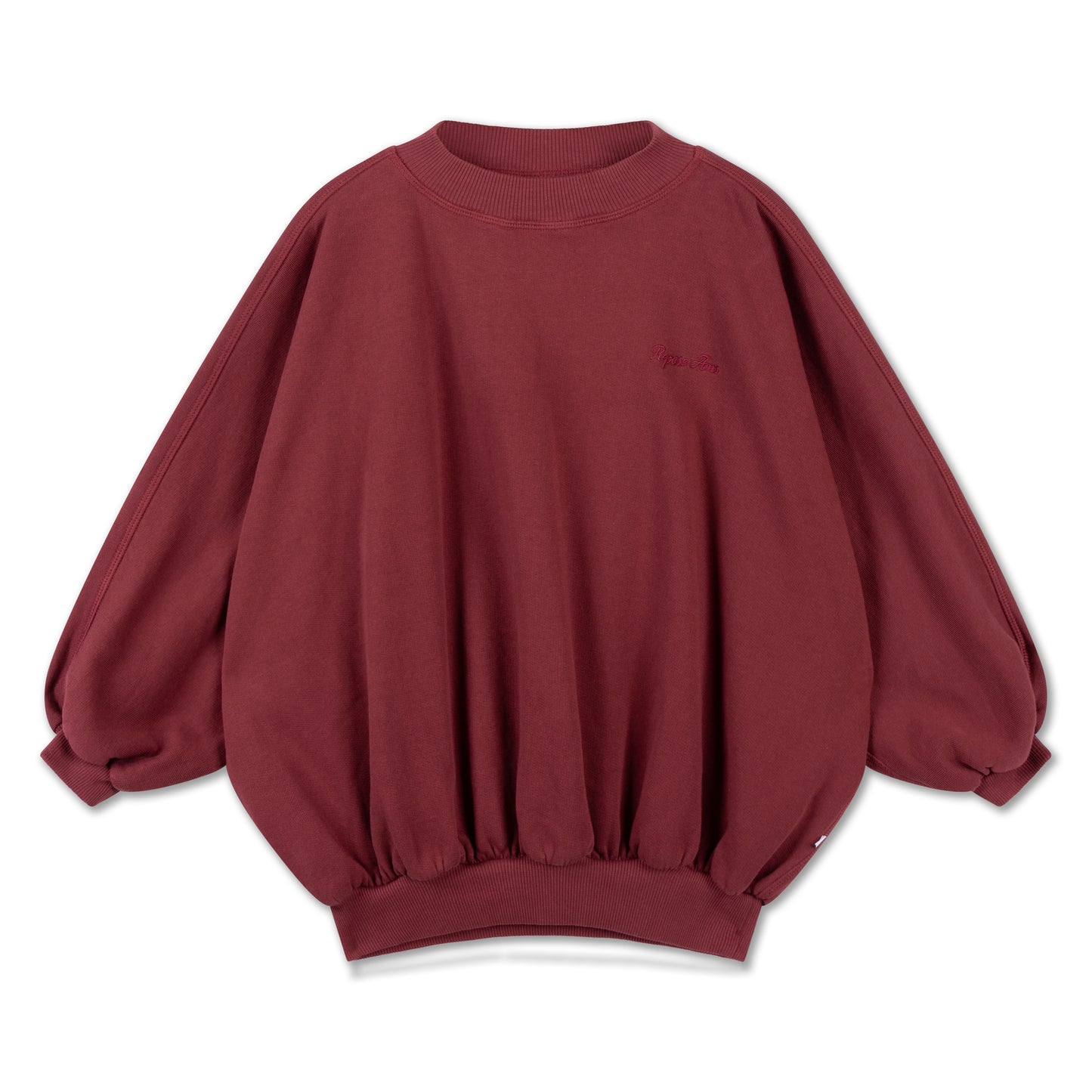 Repose AMS | Iris Crop sweater | Royal Burgundy