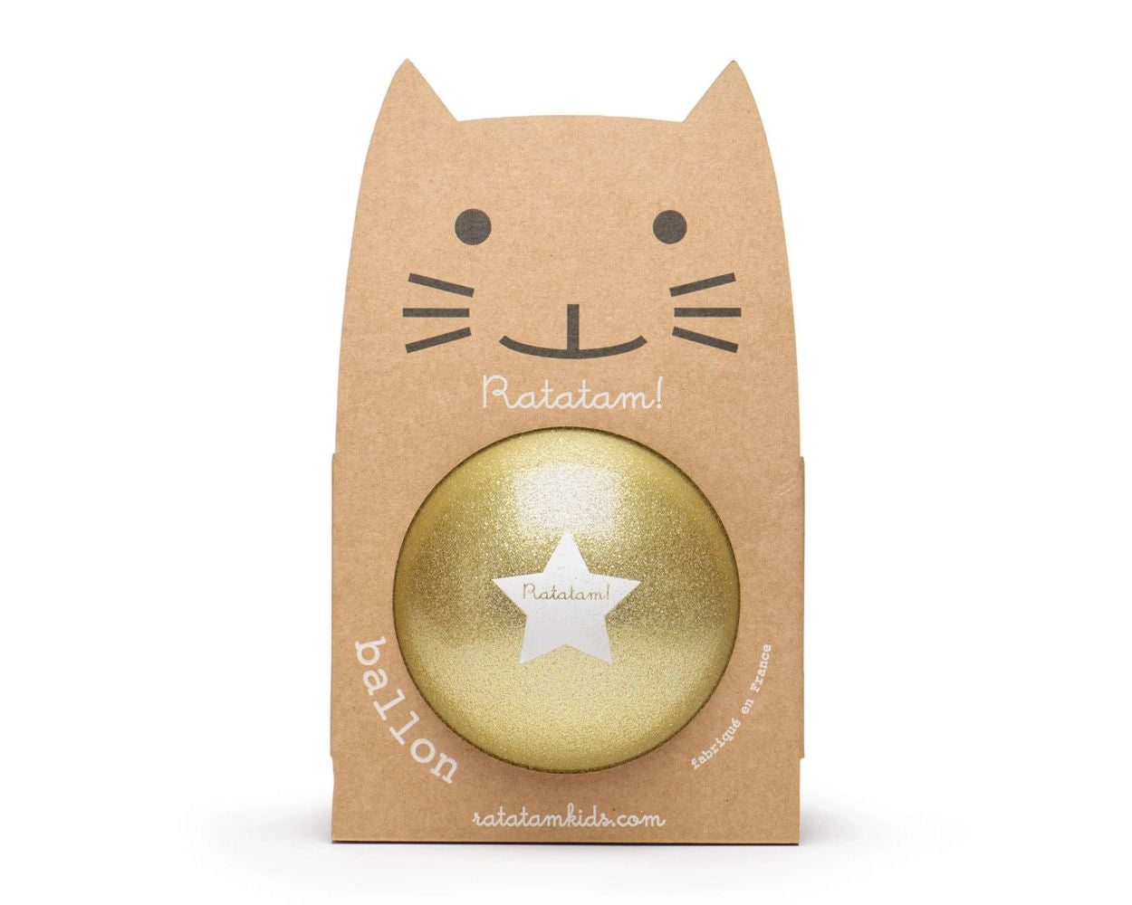 Ratatam | Glitter Ball 22cm | Gold