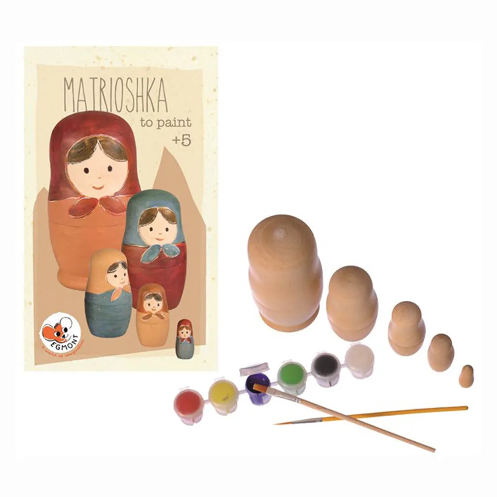 Egmont toys | knutselset Matroesjka verven