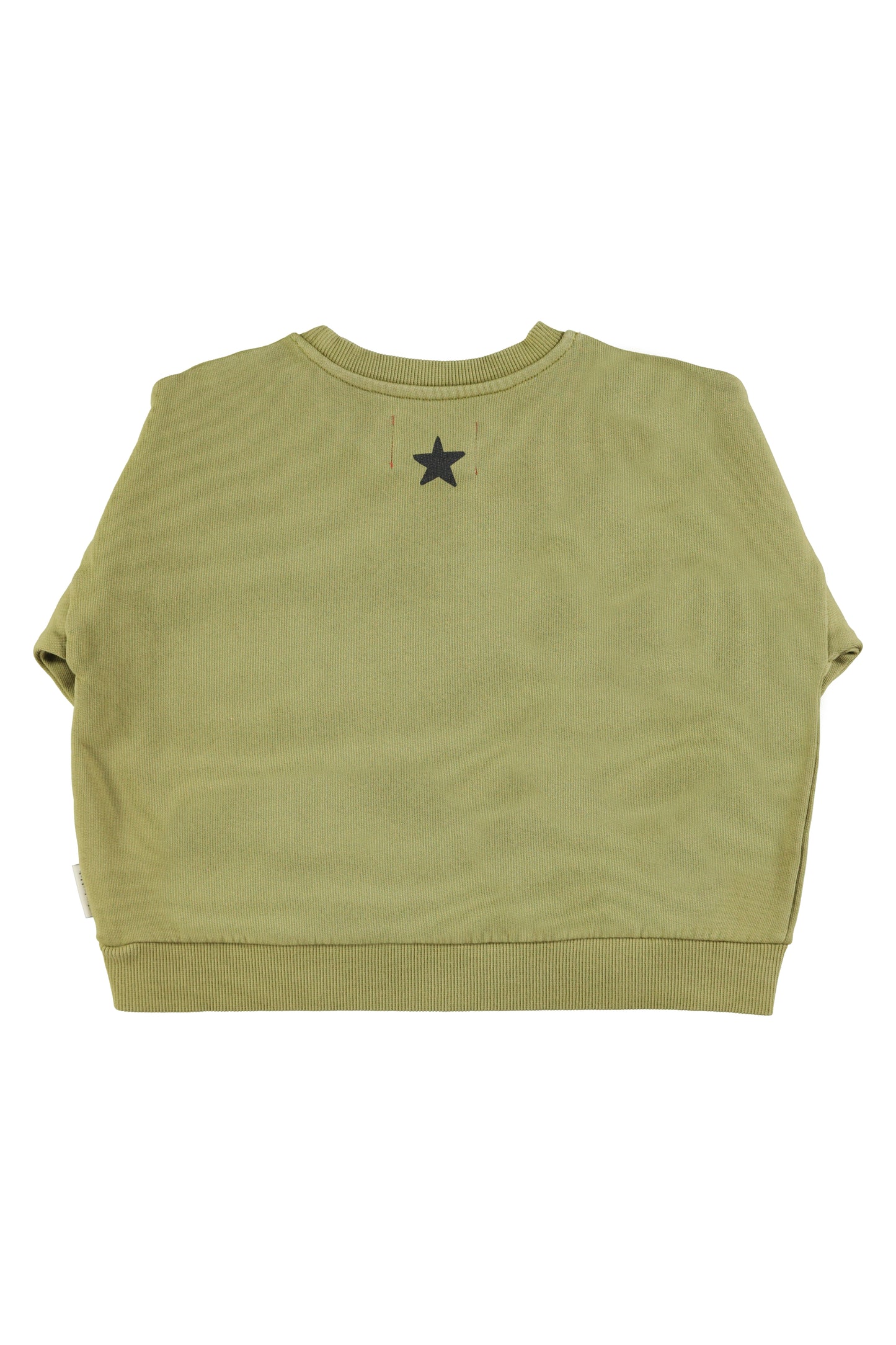 Piupiuchick | Sweatshirt | Olive green w/Tiger print