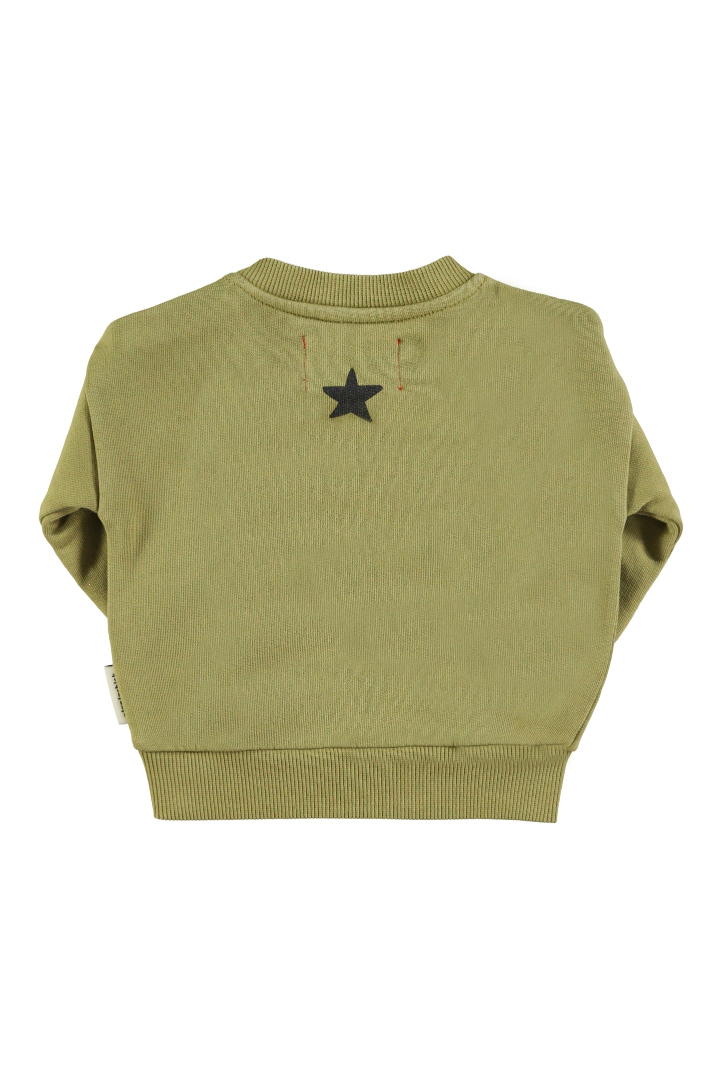 Piupiuchick | Sweatshirt | Olive green w/Tiger print