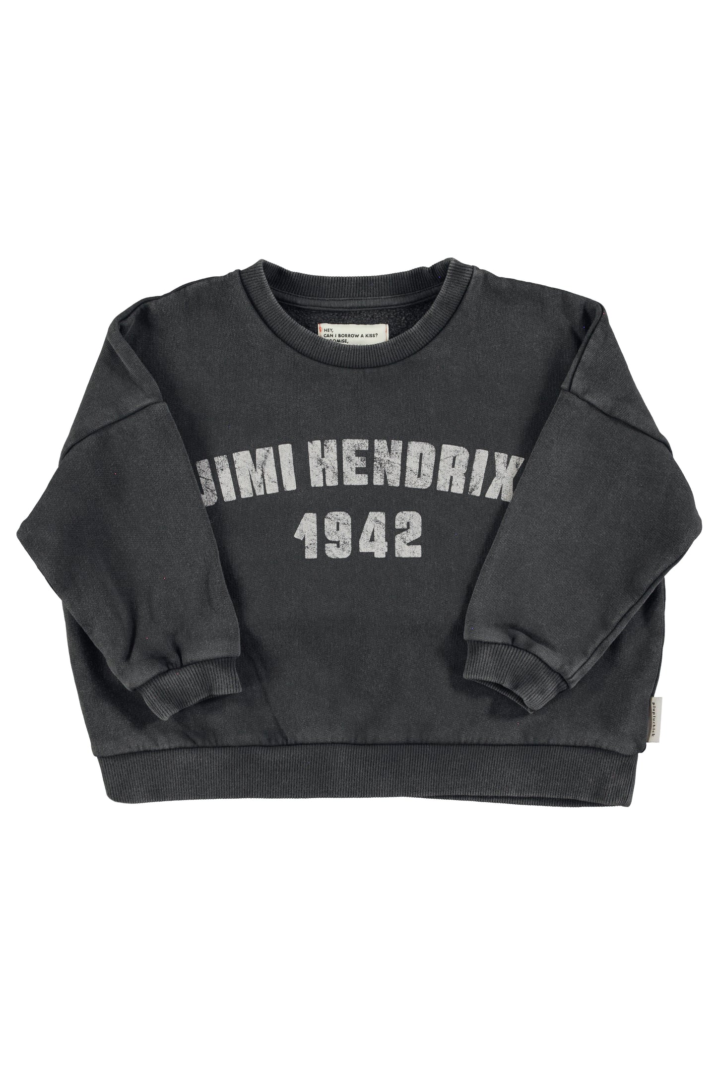 Piupiuchick | Sweatshirt | Faded black w/ Jmi hendrix