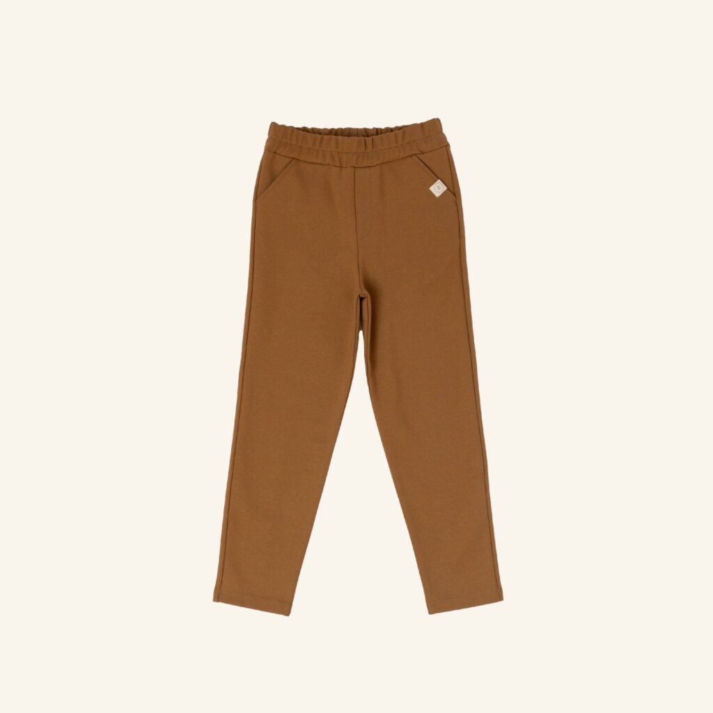 Navy Natural | Chino broekje | Biscuit brown