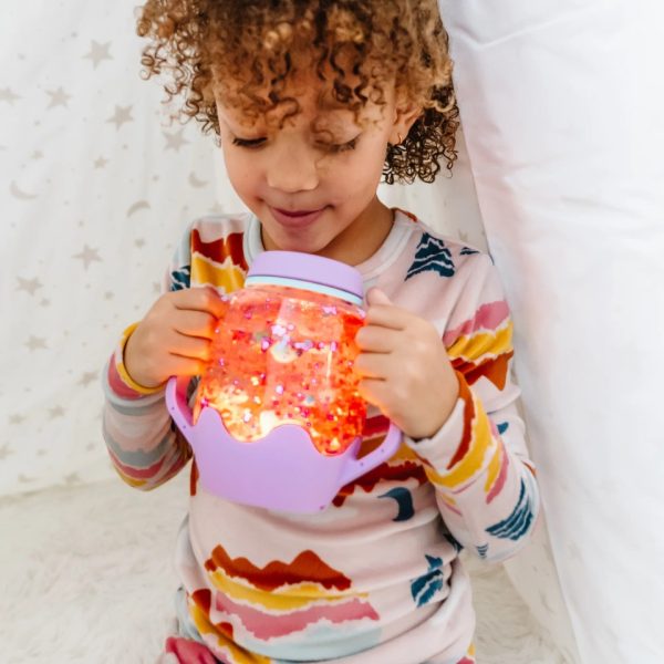 Glo pals | Sensory play Cup | Purple