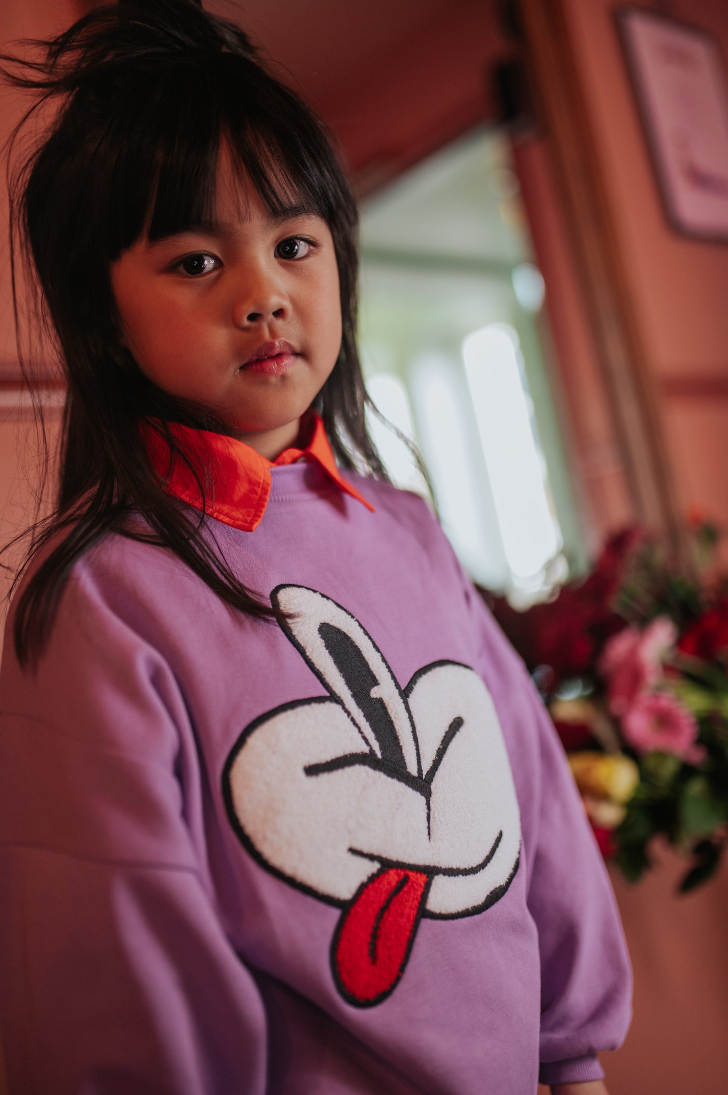 Repose AMS | Crewneck sweater | Violet lavender