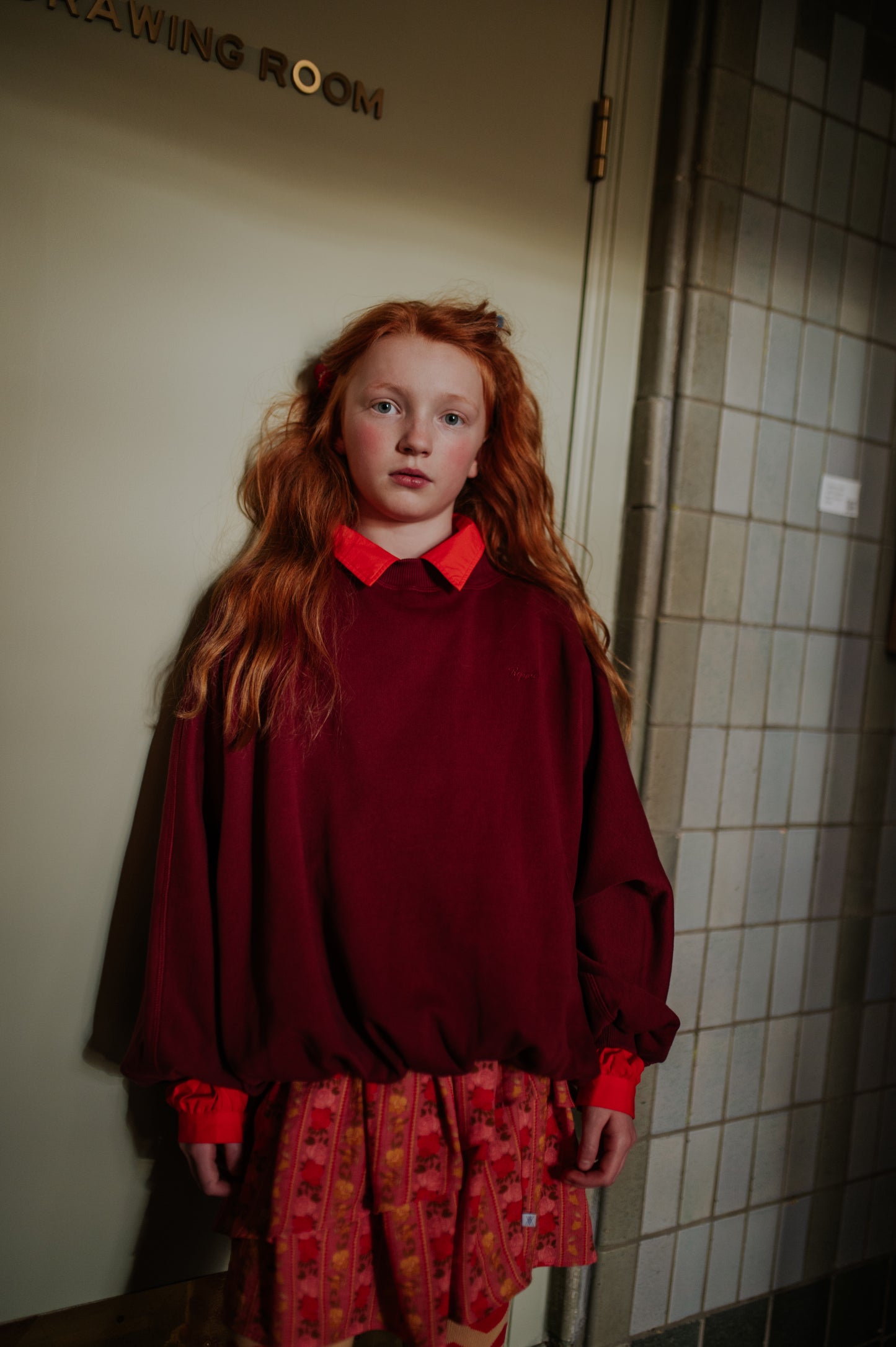 Repose AMS | Ruffle skirt Coral | Bloom Fiesta