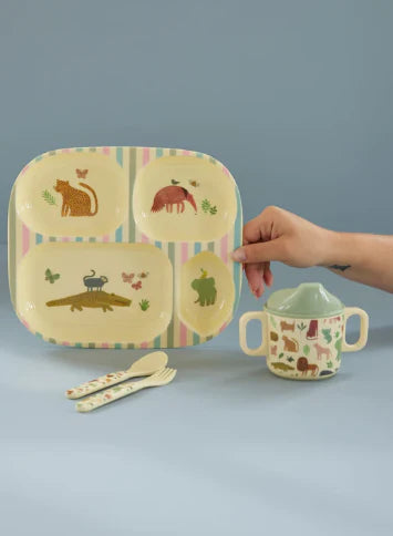 Rice | Melamine Dinner gift set | Sweet jungle