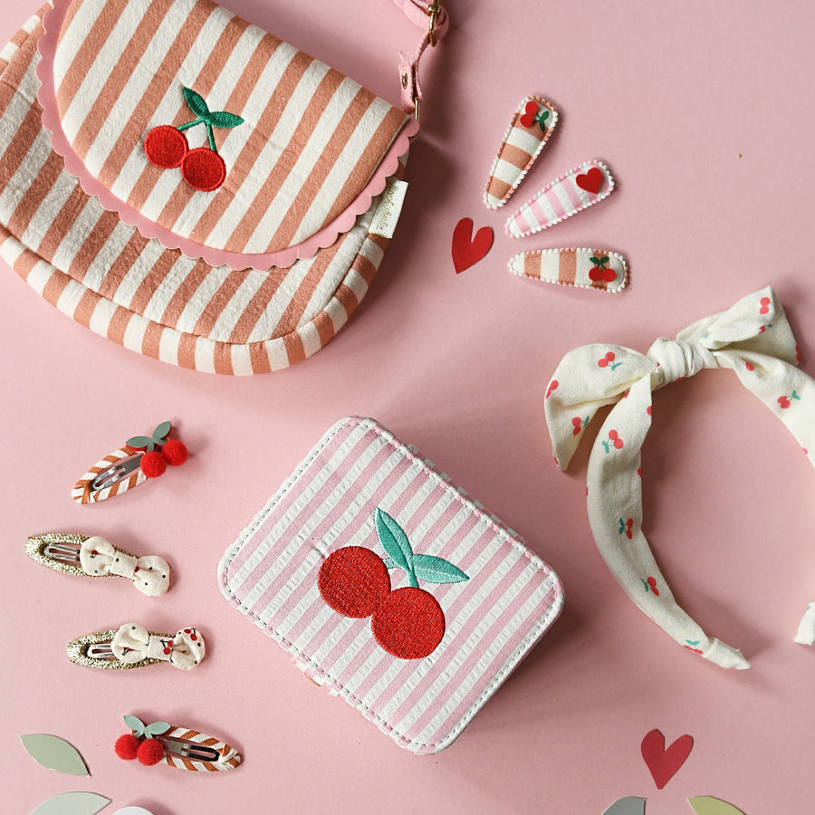Rockahula | Haarclips | Stripy cherrie