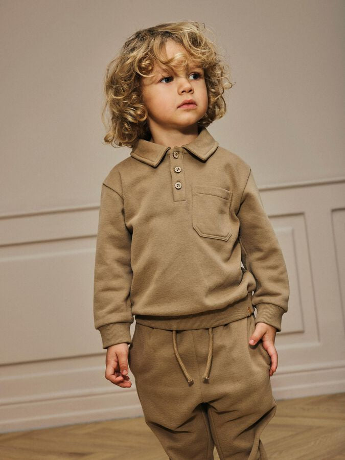 Lil'atelier | London Loose sweat | Sepia tint