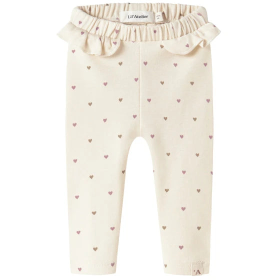 Lil'atelier | Lalo Slim Legging | Turtledove heart