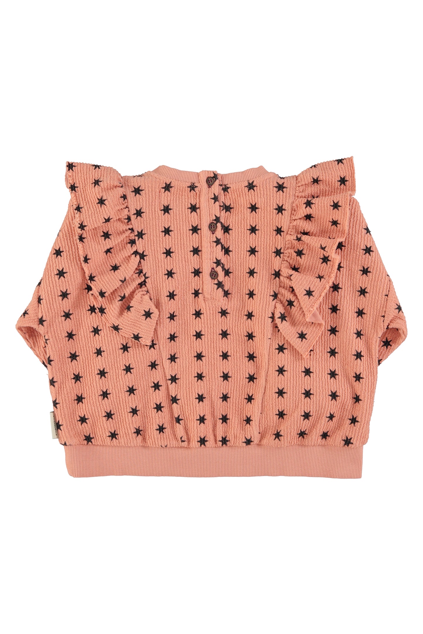 Piupiuchick | Sweatshirt | Pink w/ black stars