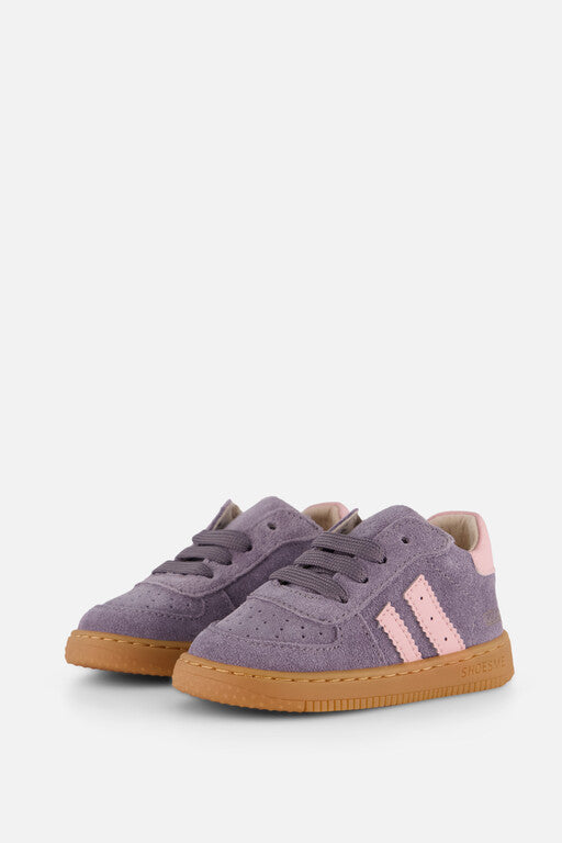 Shoesme | Suède sneaker | Purple pink