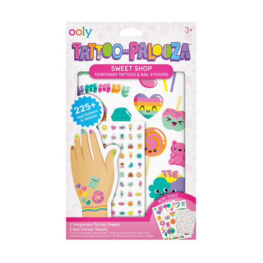 Ooly | Tattoo Palooza & Nail stickers | Sweet shop