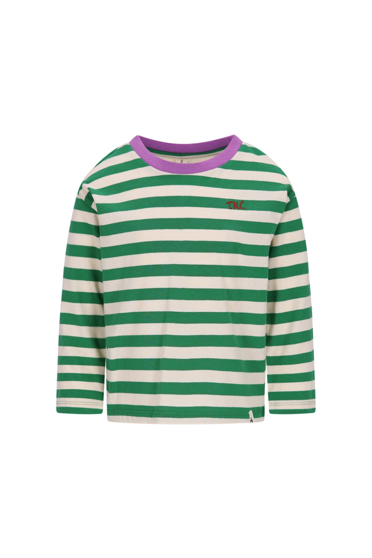 The new chapter | Longsleeve Lou | Groen/wit