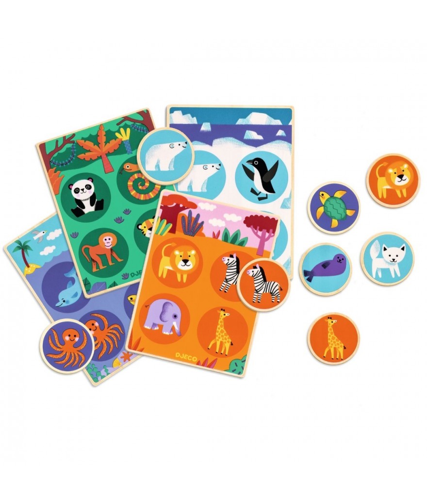 Djeco | Houten Bingo spel | Loto wood