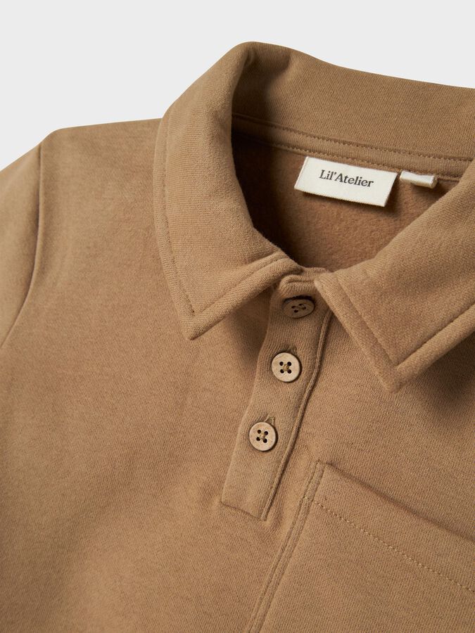 Lil'atelier | London Loose sweat | Sepia tint