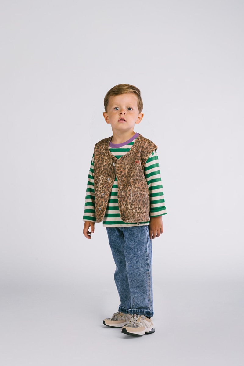 The new chapter | Gilet Claes | Panter print
