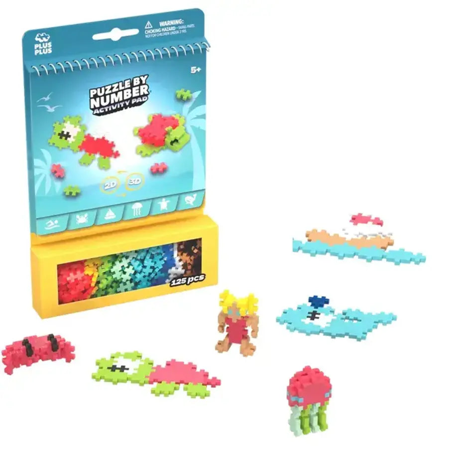 Plus- Plus | Activity pad | Oceaan