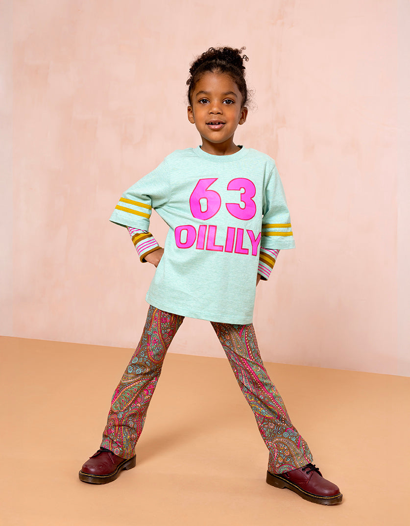 Oilily | Peace jersey pants tapenade