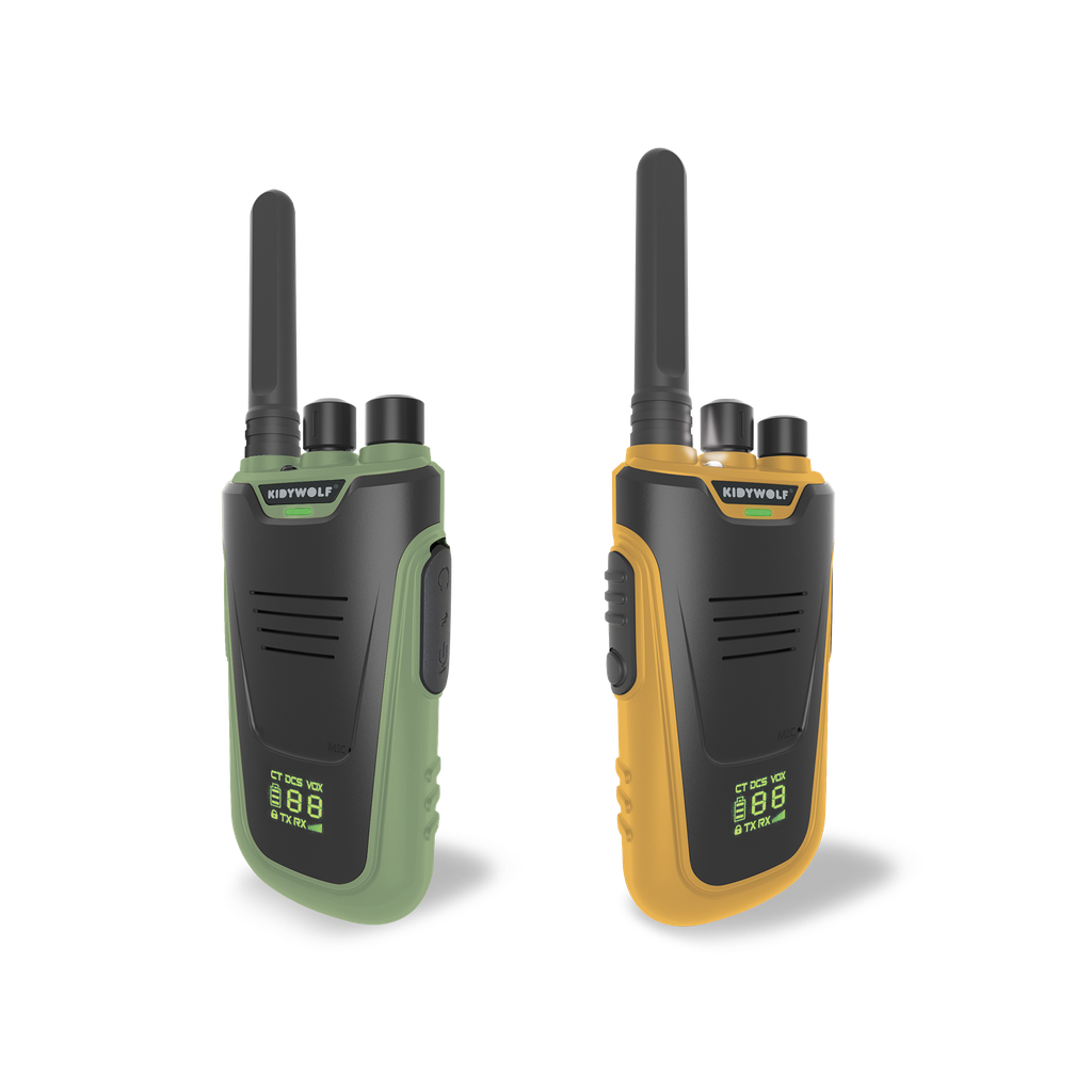 Kidywolf | Kiddytalk Walkie- Talkies | Green orange