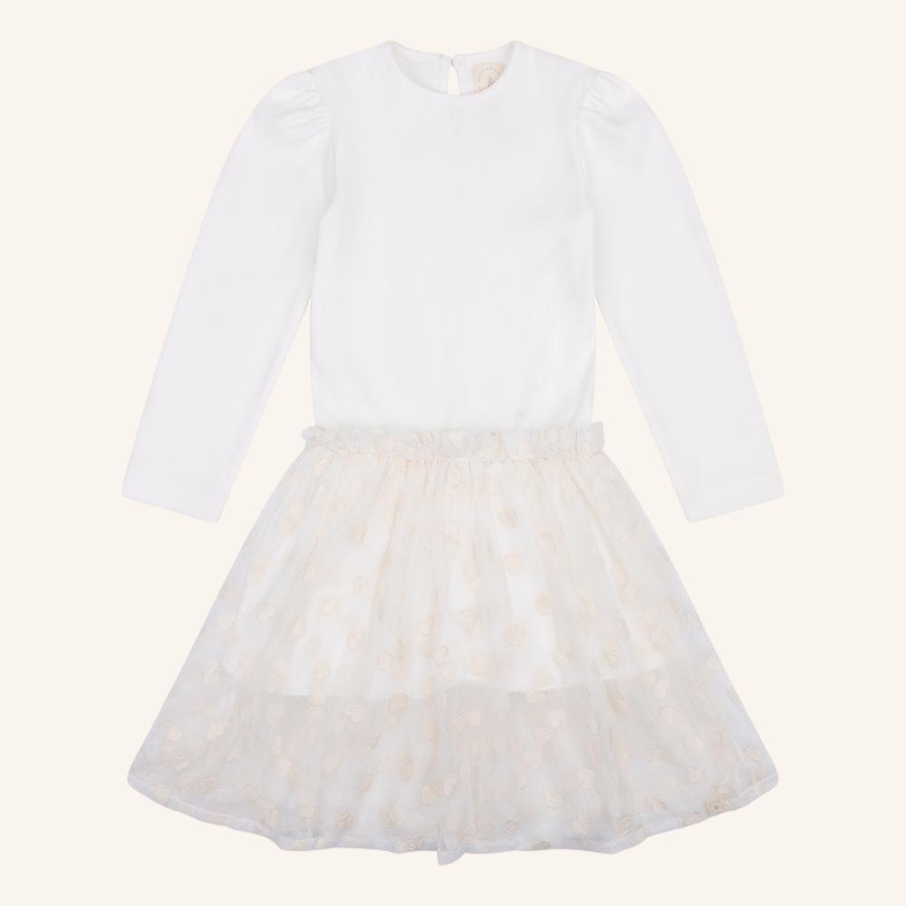 Navy naturel | Tule heart dress