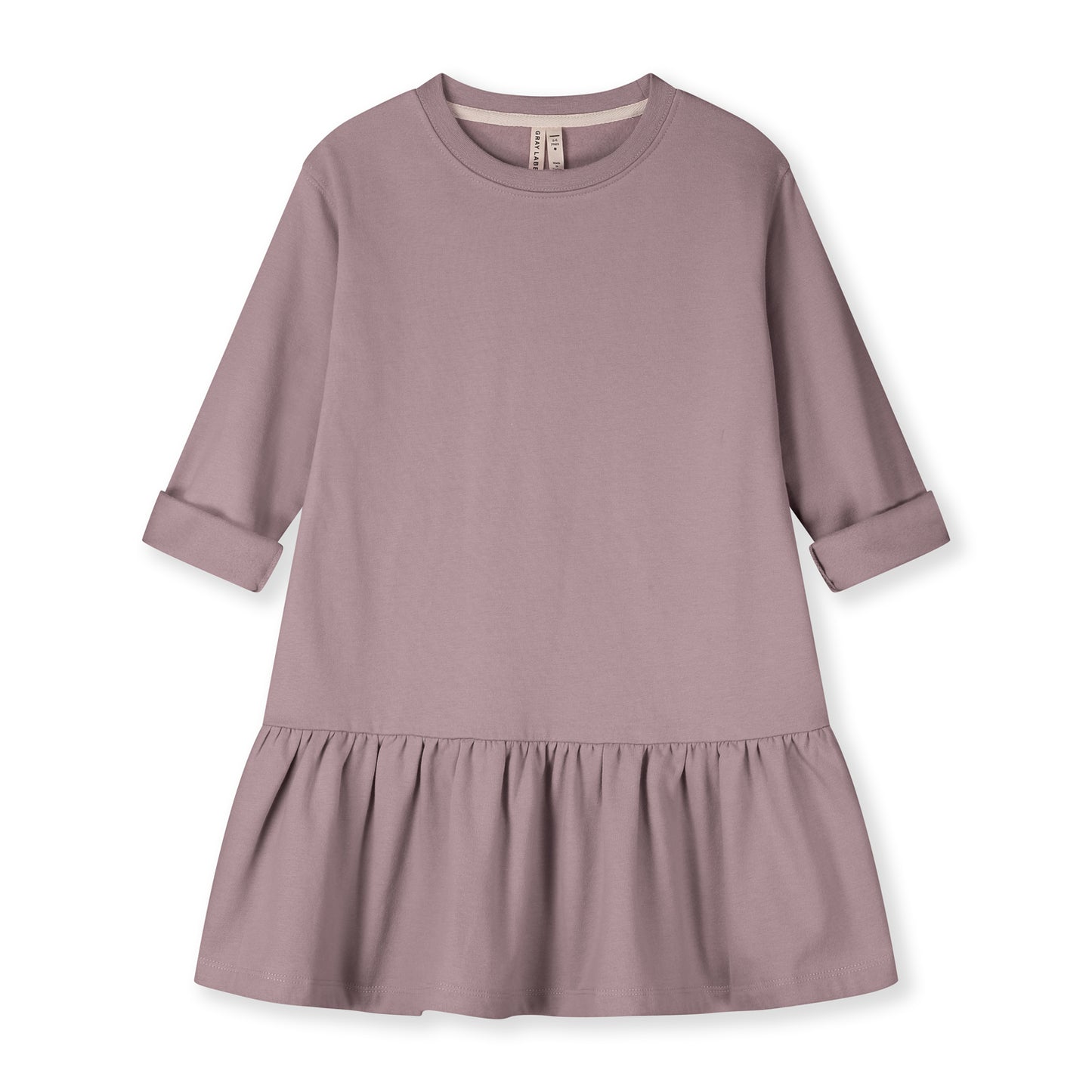 Gray Label| Frill dress GOTS | Berry