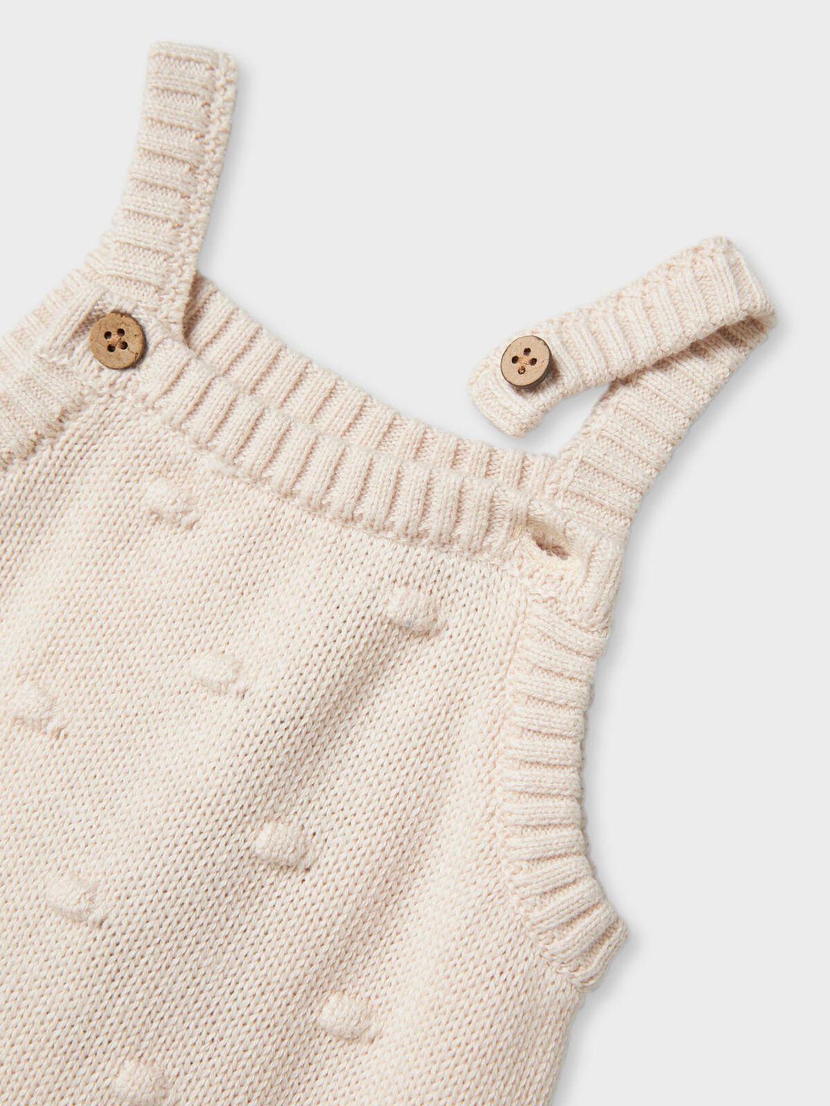 Lil'atelier | Gable knit overall | Pastel parchment