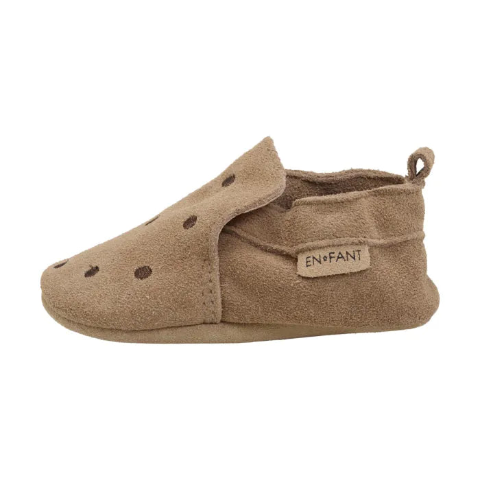 En Fant| Slippers Suede| Pine Bark dots