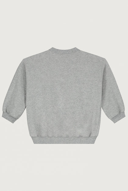 Gray Label | Baby dropped shoulder sweater | Grey melange