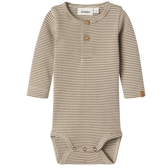 Lil'Atelier| Mohio slim romper | Sepia