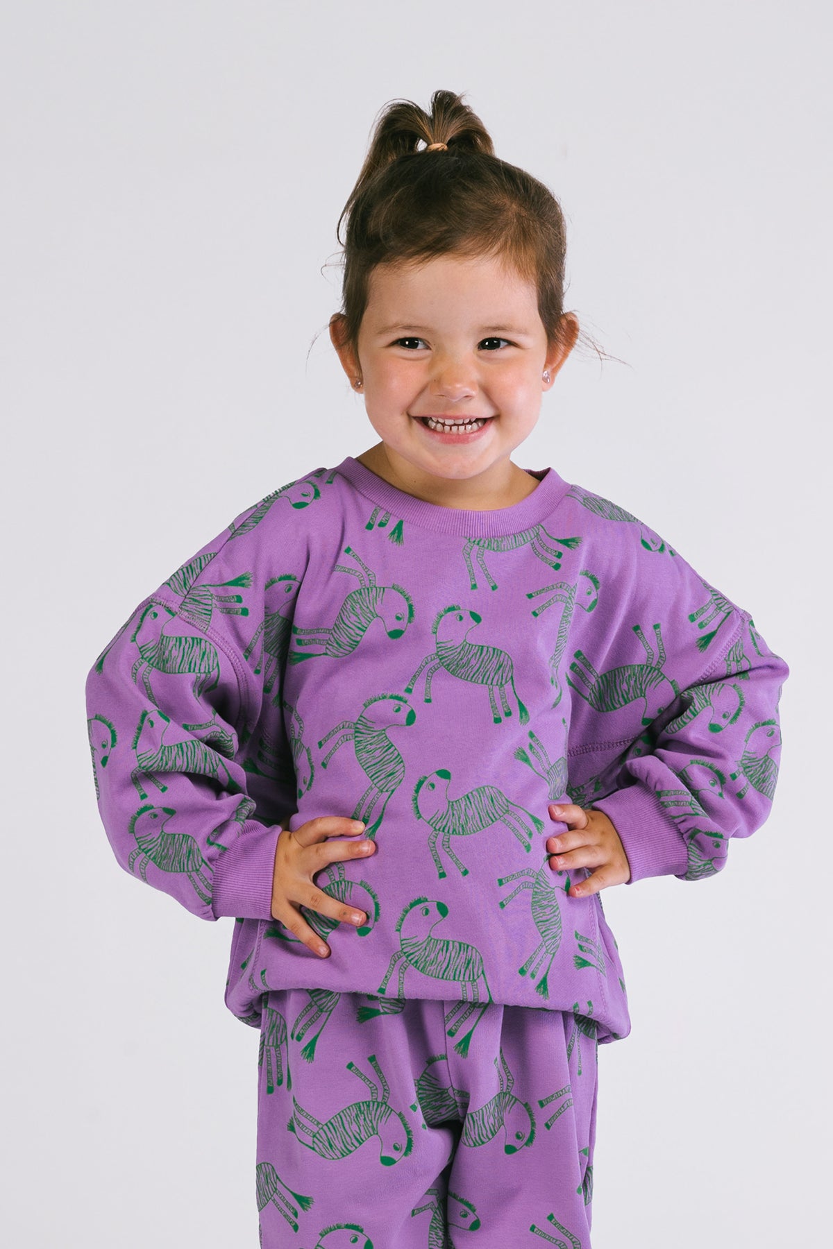 The new chapter | Sweater Bobbie | Zebraprint paars