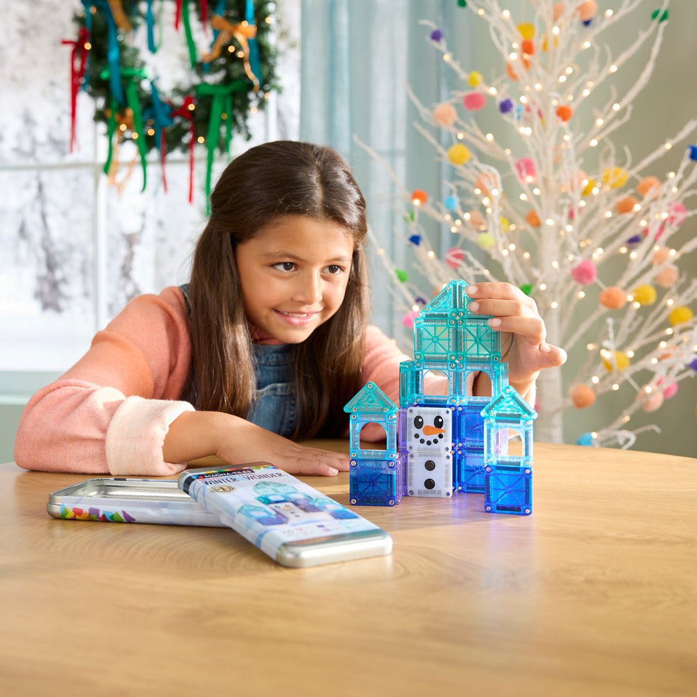 Magna Tiles | Micro mags Winterwonder land | 26 stuks