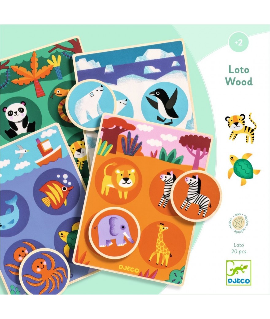 Djeco | Houten Bingo spel | Loto wood