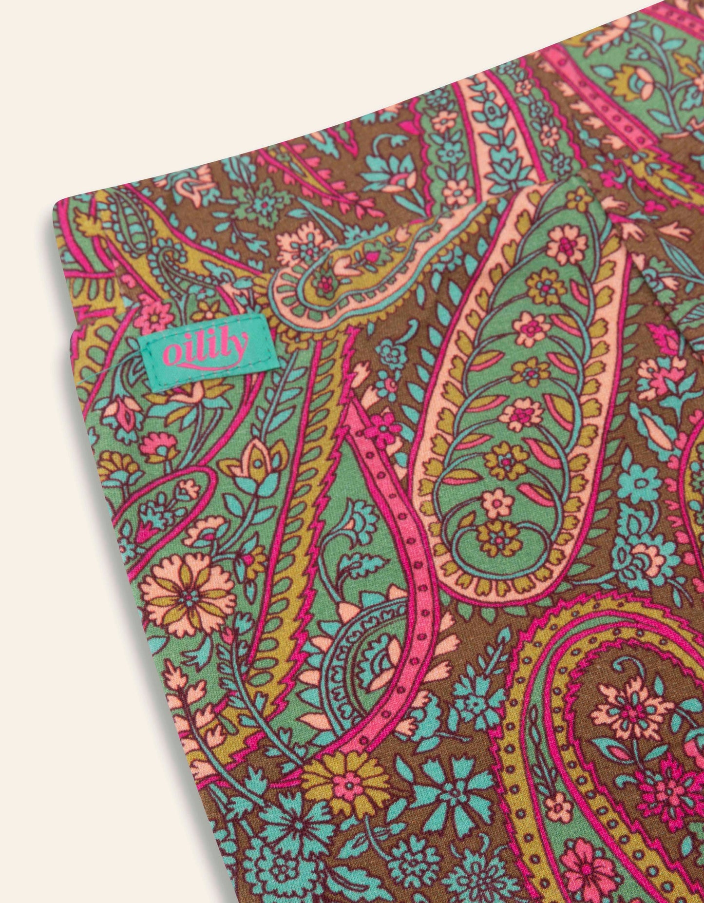 Oilily | Peace jersey pants tapenade