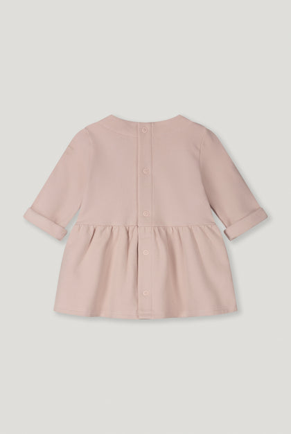 Gray Label| Baby dress with snaps |Faded pink