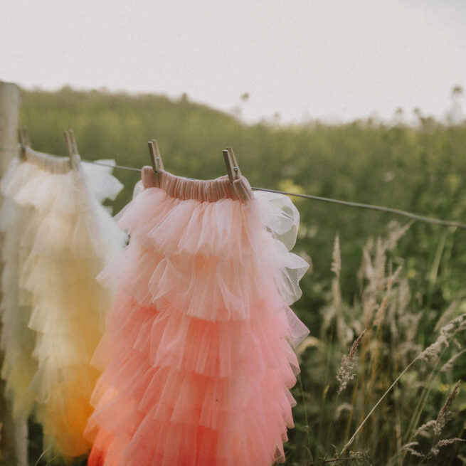Ratatam | Frills skirt | Orange