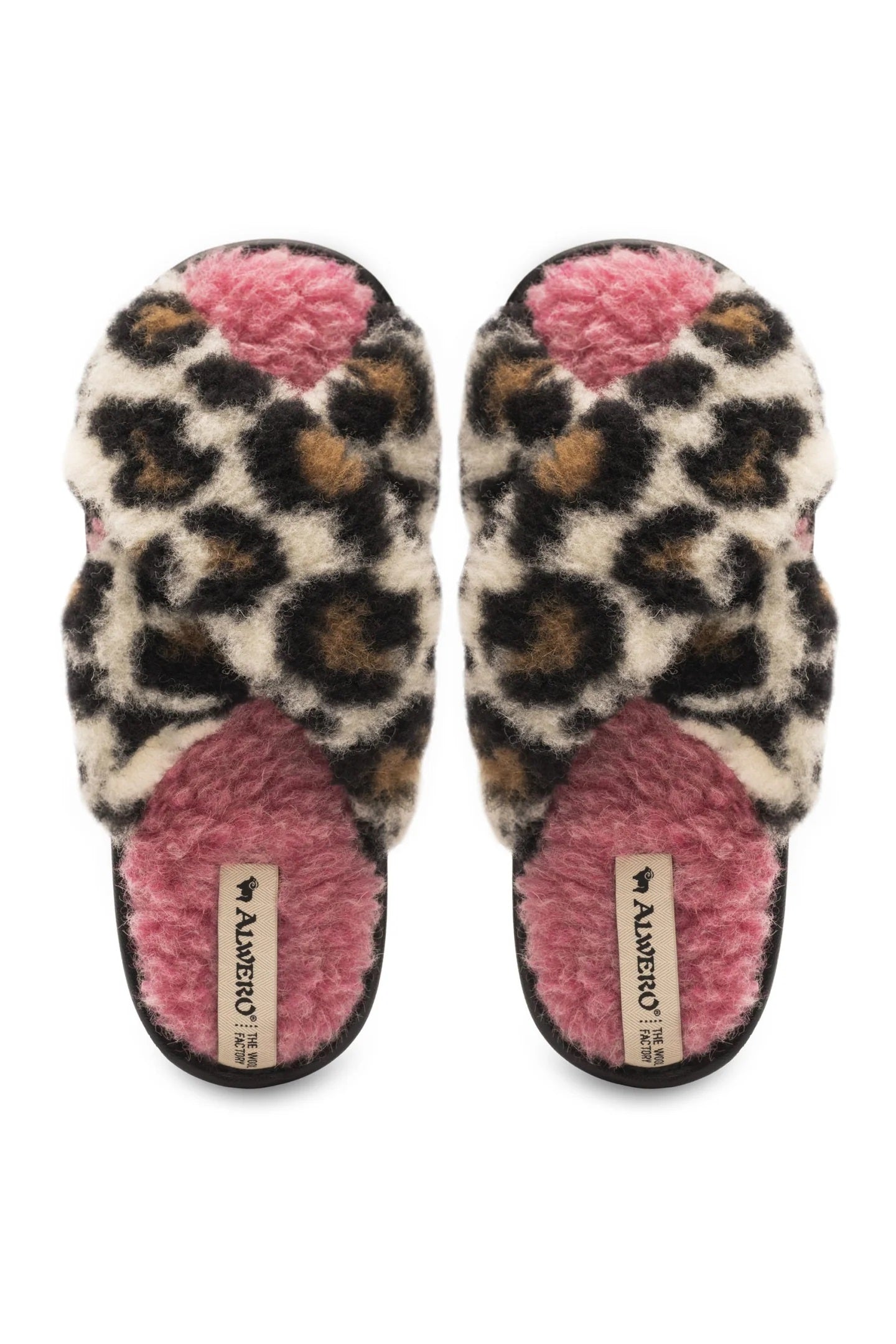 Alwero | Sloffen Twenn X | Leopard pink