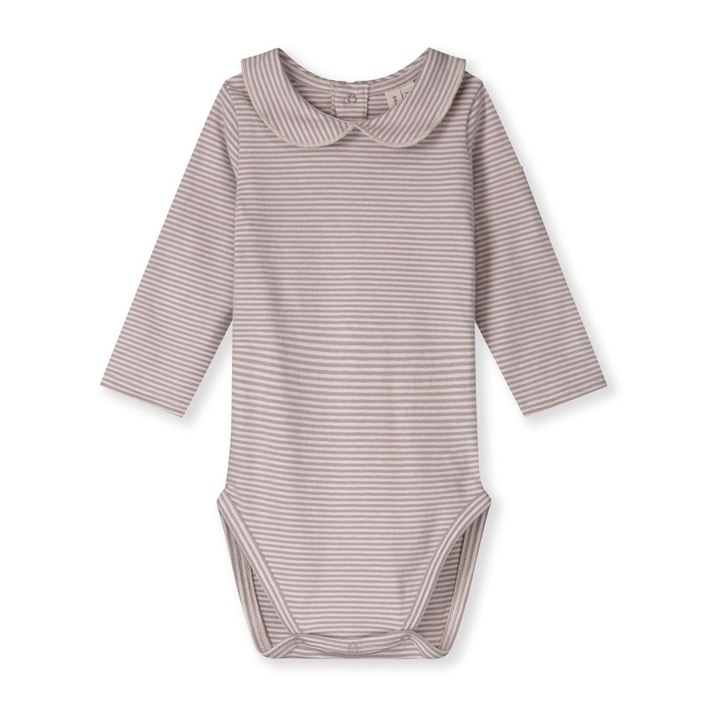 Gray label | Baby Collar Onesie | Berry-cream