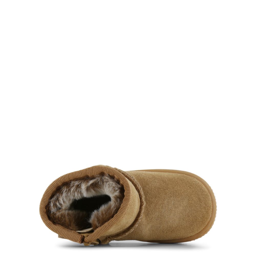 Shoesme | Bootie Cognac | Met fluffy voering
