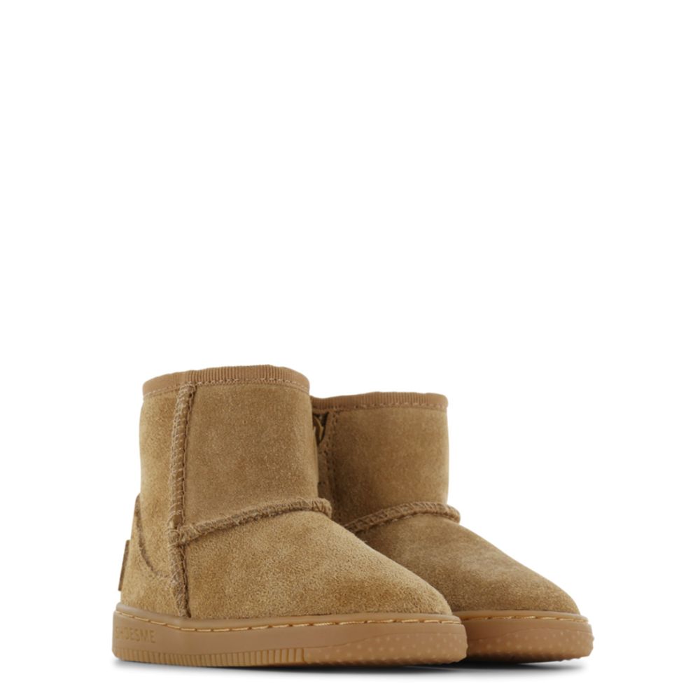 Shoesme | Bootie Cognac | Met fluffy voering