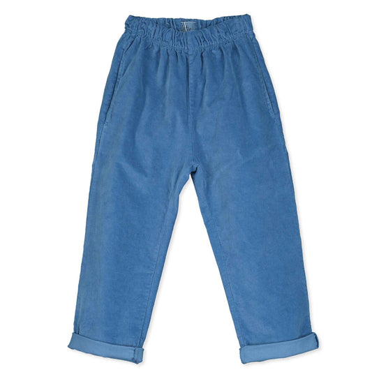 Lotiekids | Velvet pants | Blue