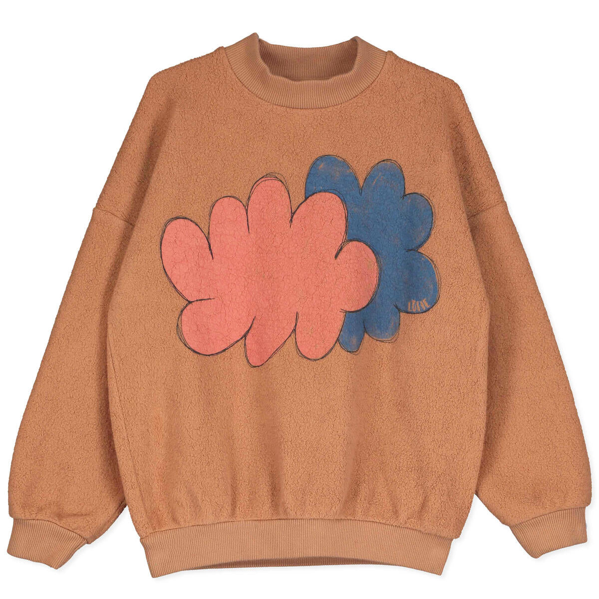 Lotiekids | Teddy Cloud sweatshirt | Brown