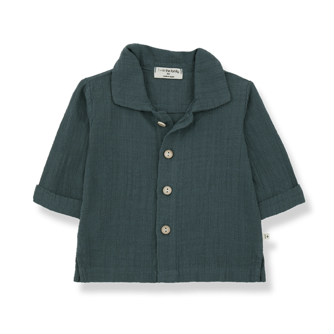 1+ in the family | Ernest Muslin blouse | Petroleum