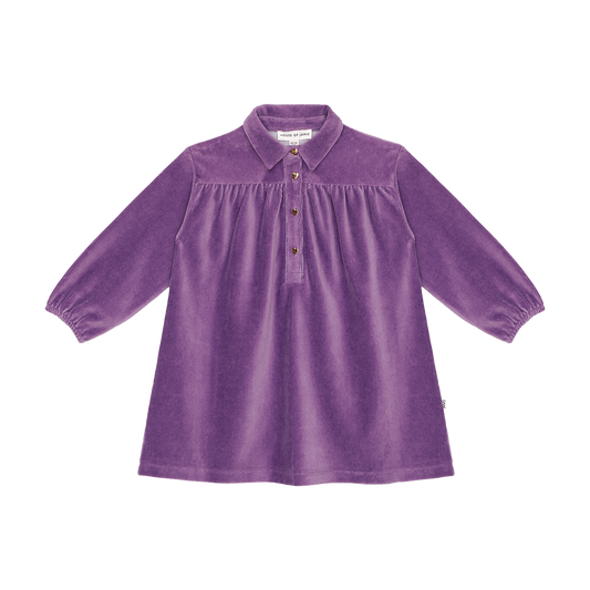 House of Jamie  | Shirt collar dress | Magic purple