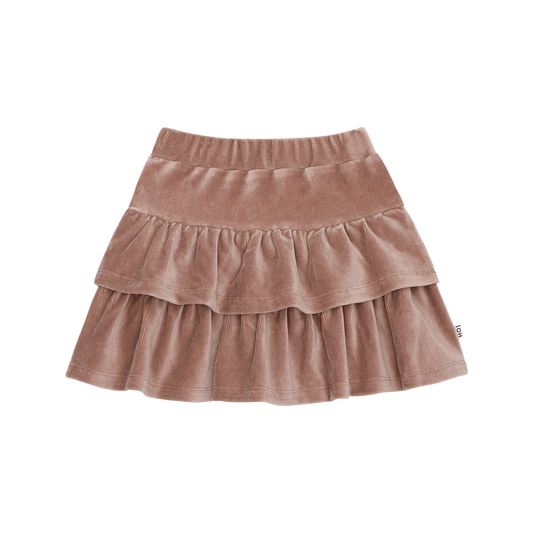 House of Jamie  | Ruffled skirt | Warm taupe