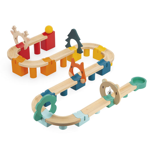 Janod | Wooden marble track